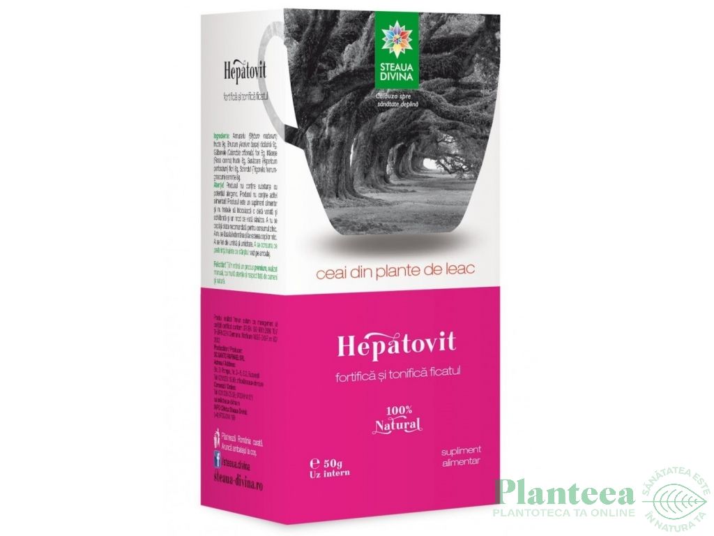 Ceai Hepatovit 50g - SANTO RAPHAEL