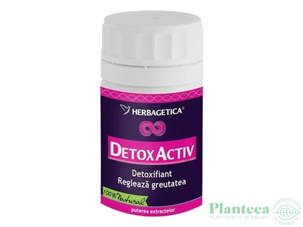 Detox activ 30cps - HERBAGETICA