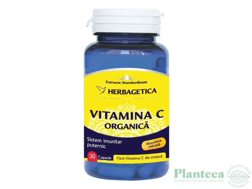 Vitamina C organica 30cps - HERBAGETICA