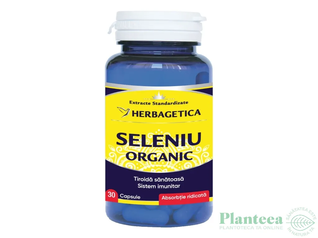 Seleniu organic 30cps - HERBAGETICA
