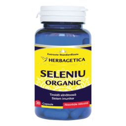 Pachet Seleniu organic 60+30cps - HERBAGETICA