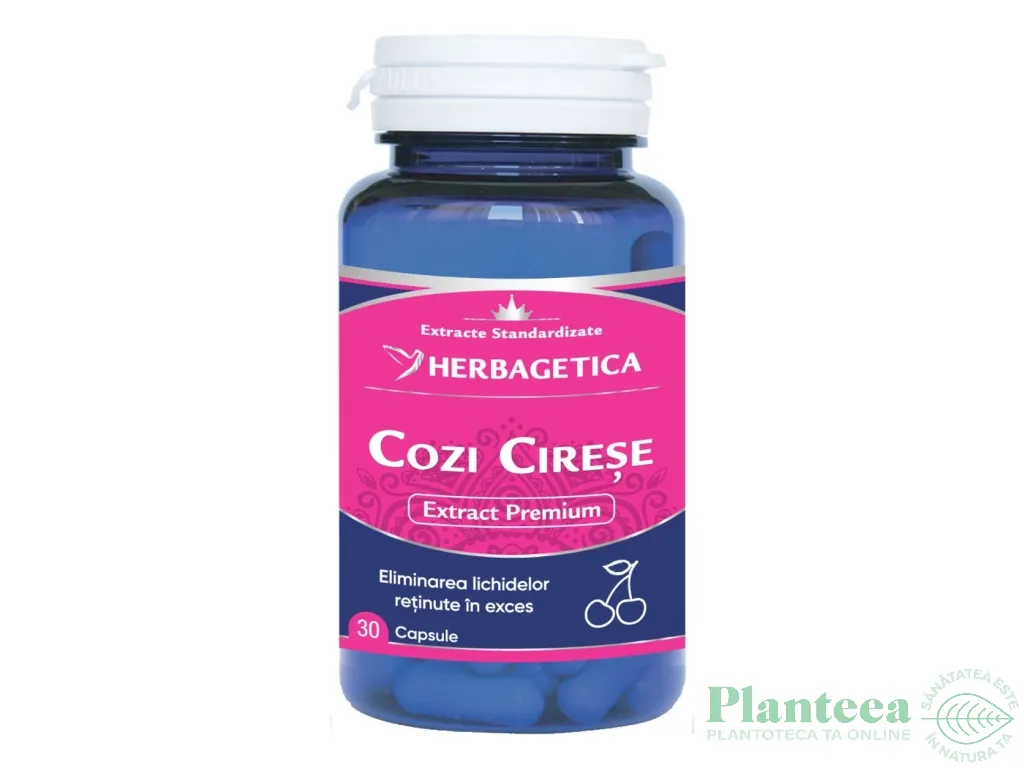 Pachet Cozi cirese extract 60+30cps - HERBAGETICA