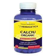 Calciu organic 120cps - HERBAGETICA