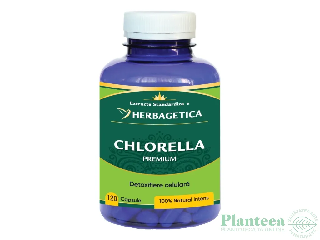 Chlorella 410mg 120cps - HERBAGETICA