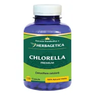 Chlorella 410mg 120cps - HERBAGETICA