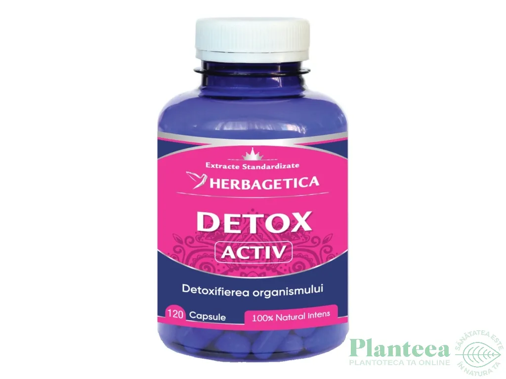 Detox activ 120cps - HERBAGETICA