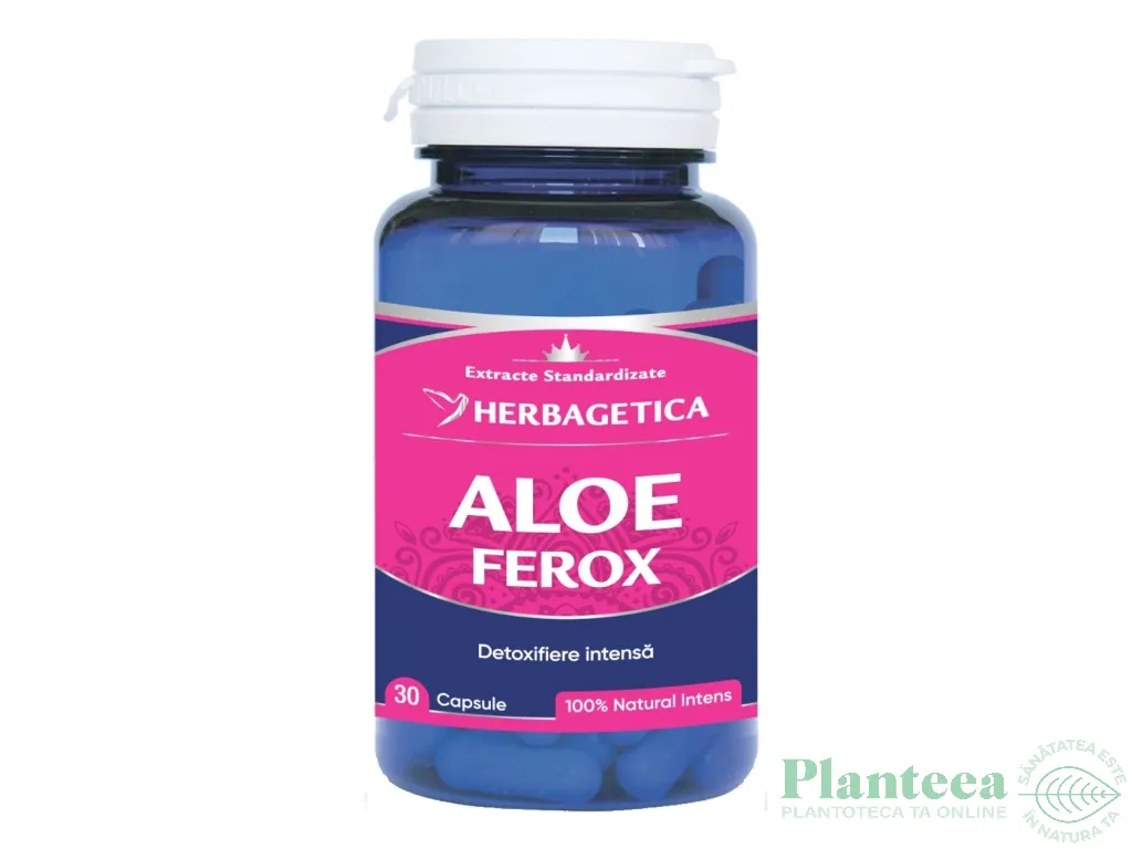 Pachet Aloe ferox 60+30cps - HERBAGETICA