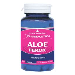 Pachet Aloe ferox 60+30cps - HERBAGETICA