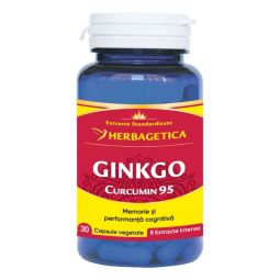 Ginkgo+ curcumin95 30cps - HERBAGETICA