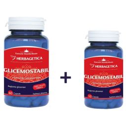 Pachet Glicemostabil 60+10cps - HERBAGETICA