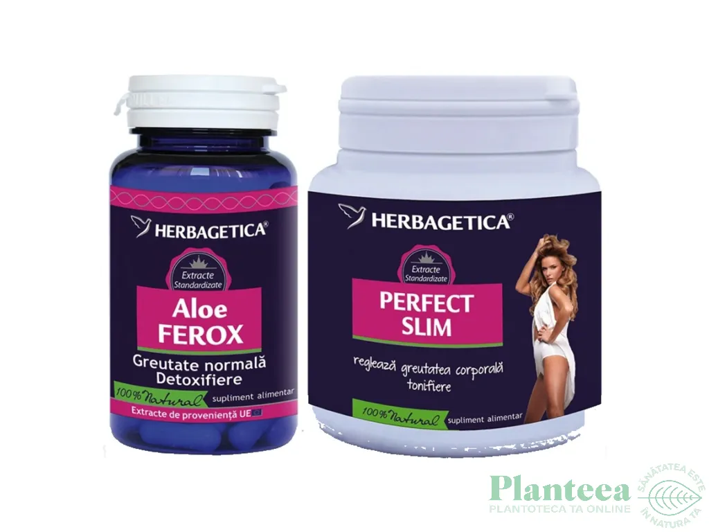 Kit Slim Ferox [Perfect slim 210g+Aloe ferox 30cps] 2b - HERBAGETICA