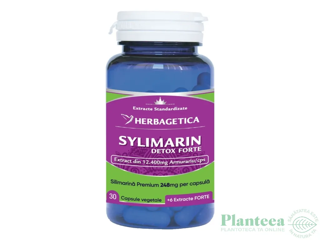 Sylimarin detox forte 30cps - HERBAGETICA