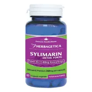 Sylimarin detox forte 60cps - HERBAGETICA