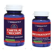 Pachet Cartilaj rechin+Reumatofit 60+30cps - HERBAGETICA