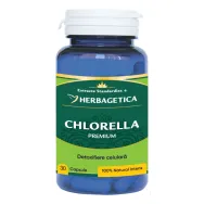 Pachet Chlorella 410mg 60+30cps - HERBAGETICA
