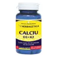 Calciu D3 K2 30cps - HERBAGETICA