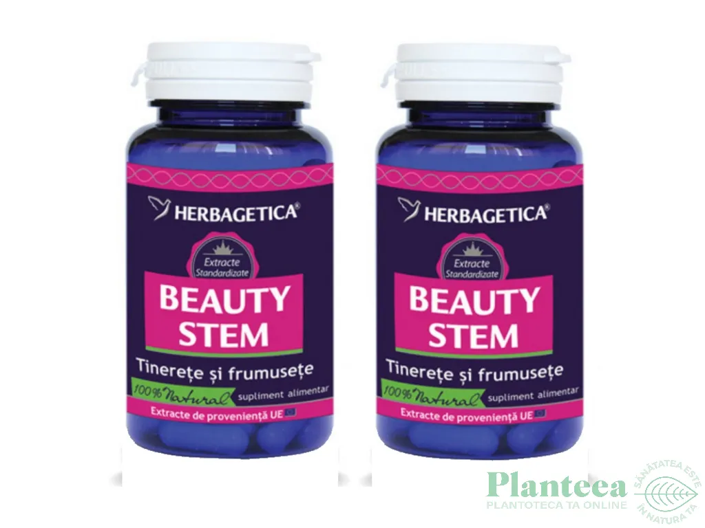 Pachet Beauty stem 2x60cps - HERBAGETICA