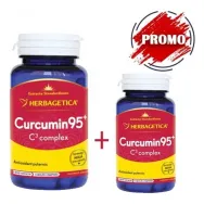 Pachet Curcumin+ 95 C3 complex 60+10cps - HERBAGETICA