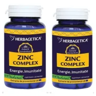 Pachet Zinc complex 60+10cps - HERBAGETICA