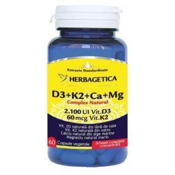 Complex natural [Detrix] D3 K2 Ca Mg 60cps - HERBAGETICA