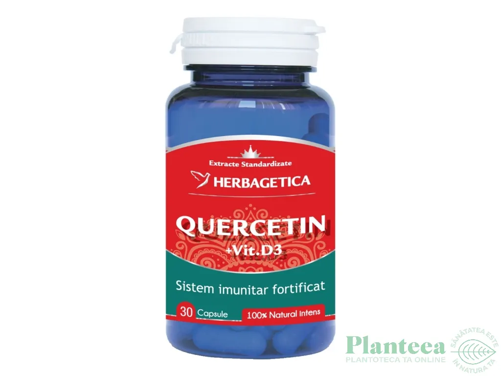 Quercetin vitamina D3 30cps - HERBAGETICA