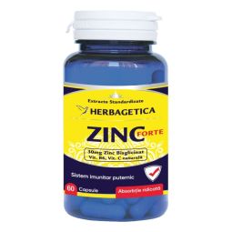 Zinc forte 60cps - HERBAGETICA