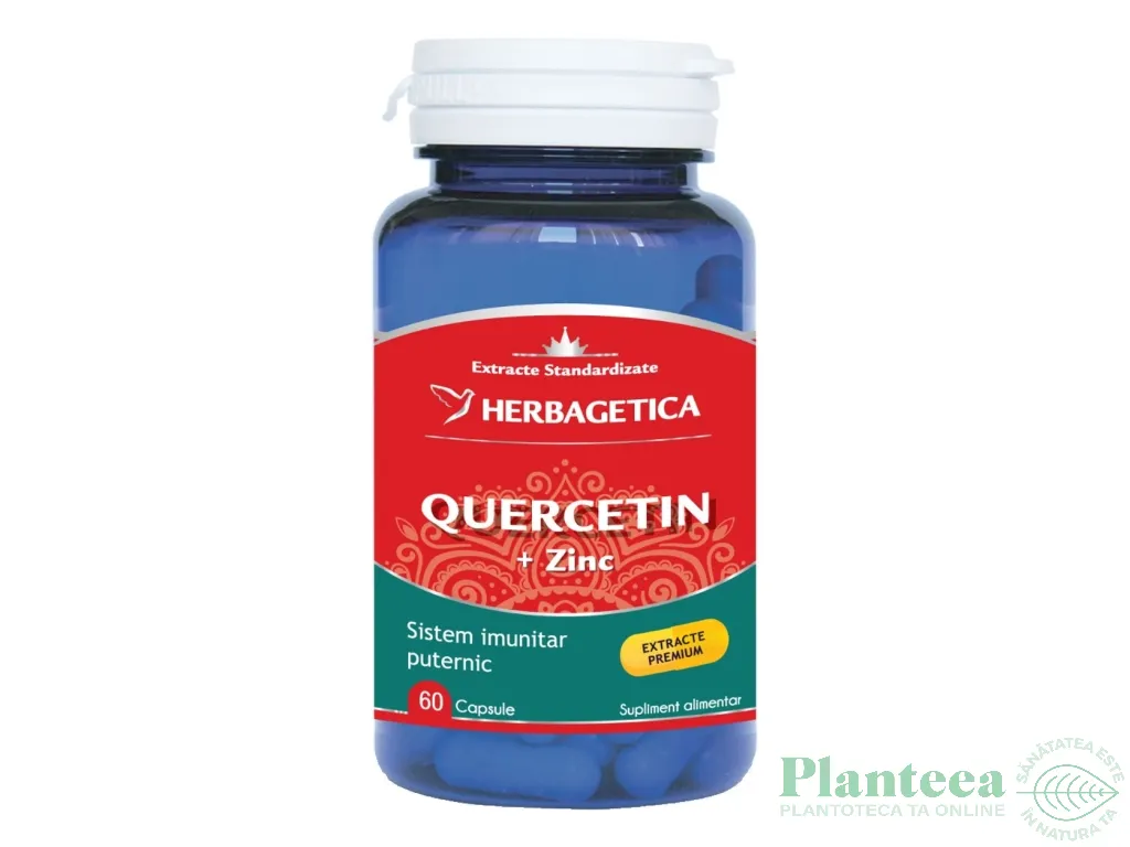 Quercetin zinc 60cps - HERBAGETICA