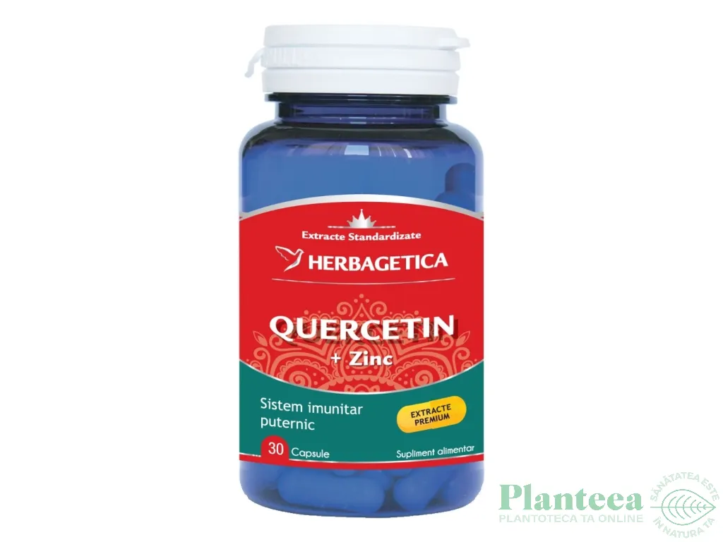 Quercetin zinc 30cps - HERBAGETICA