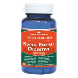 Super enzime digestive 60cps - HERBAGETICA