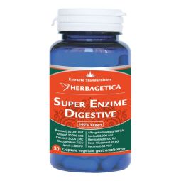 Super enzime digestive 30cps - HERBAGETICA