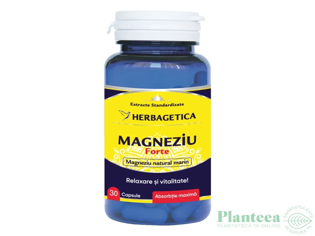 Magneziu forte 30cps - HERBAGETICA