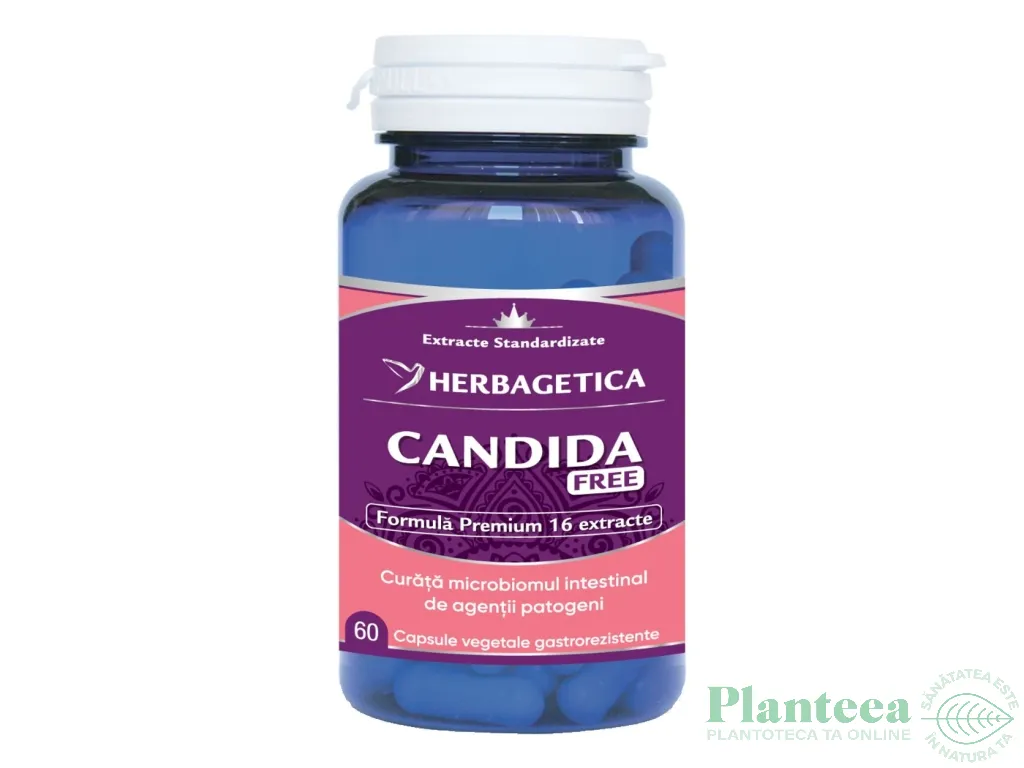 Candida free 60cps - HERBAGETICA