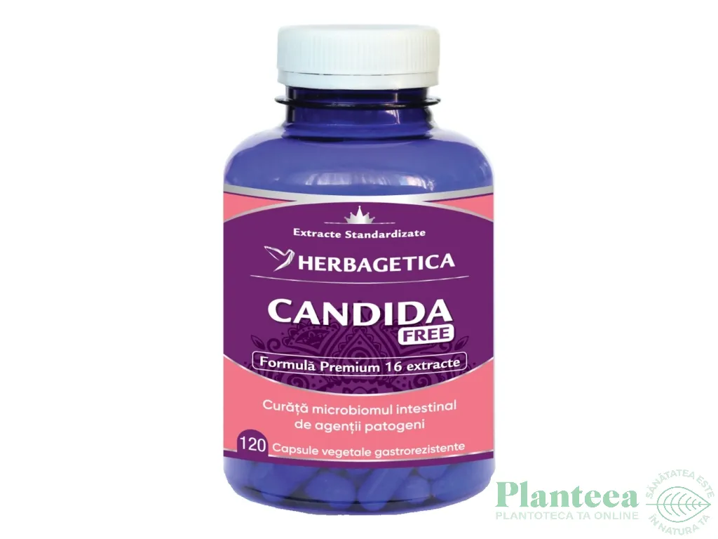 Candida free 120cps - HERBAGETICA