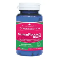 SuperFecund femei 30cps - HERBAGETICA