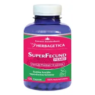 SuperFecund femei 120cps - HERBAGETICA