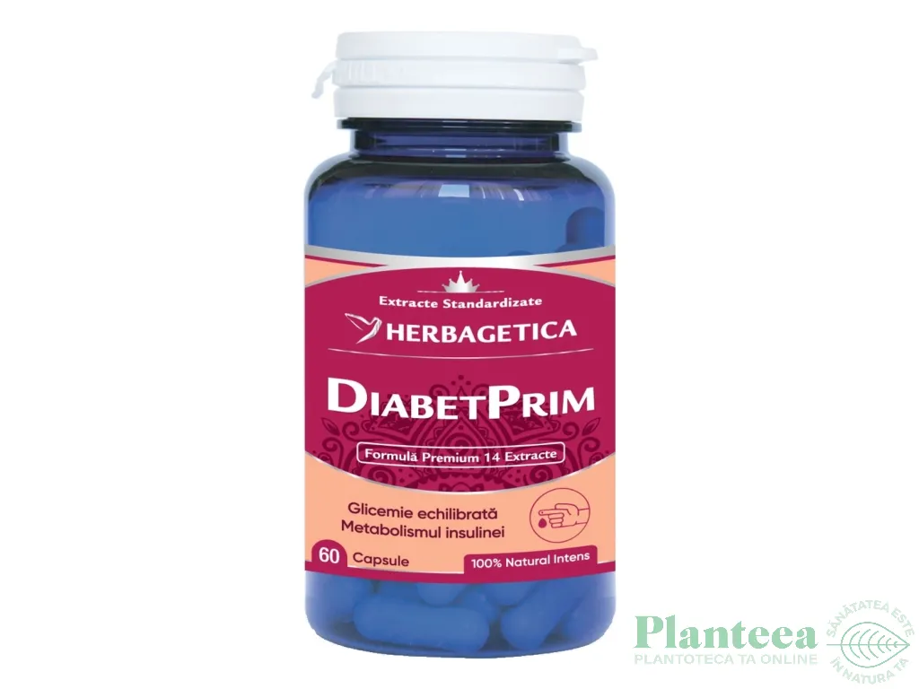 DiabetPrim 60cps - HERBAGETICA