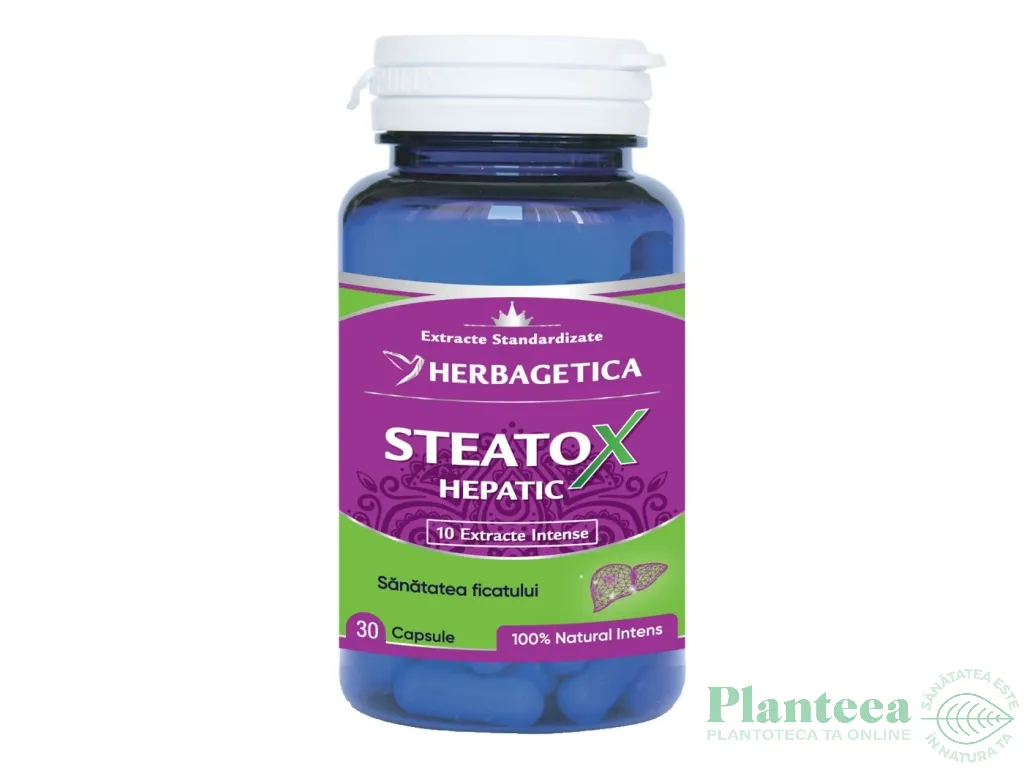Steatox Hepatic 30cps - HERBAGETICA