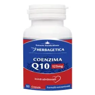 Coenzima Q10 125mg 60cps - HERBAGETICA