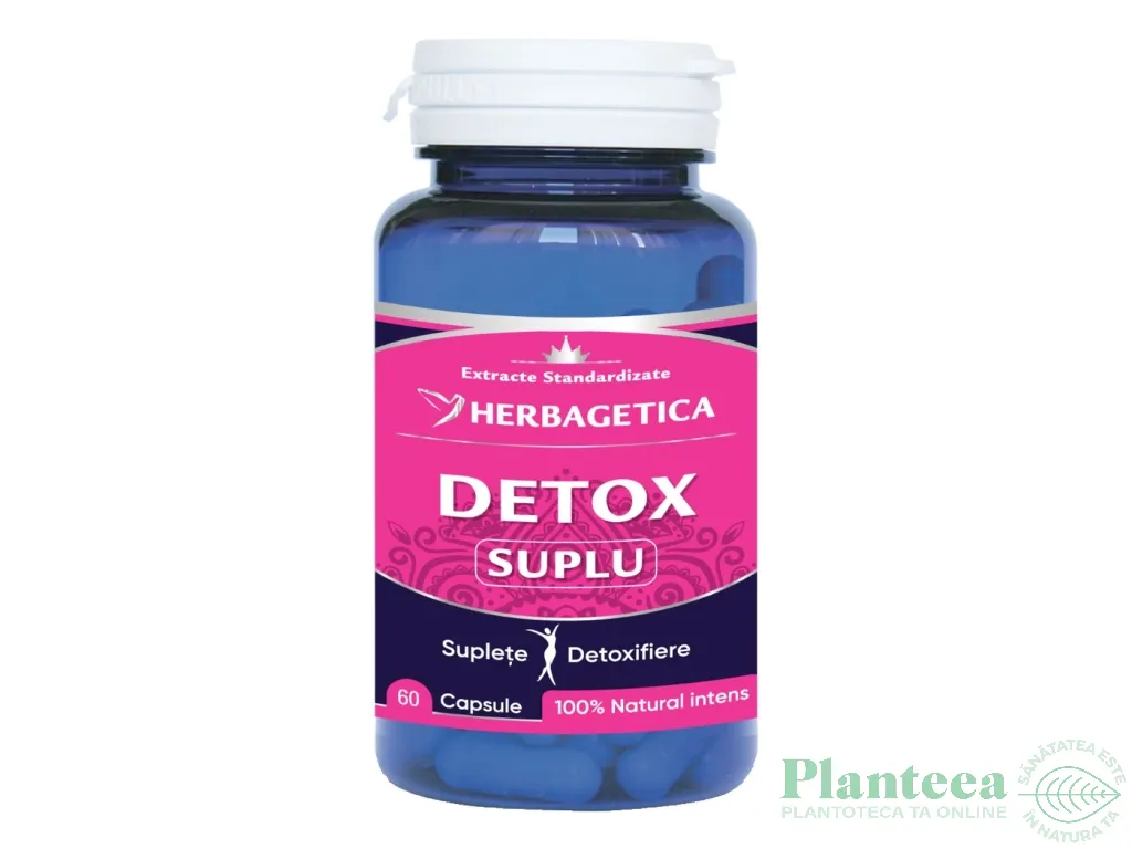 Detox suplu 1x60cps - HERBAGETICA