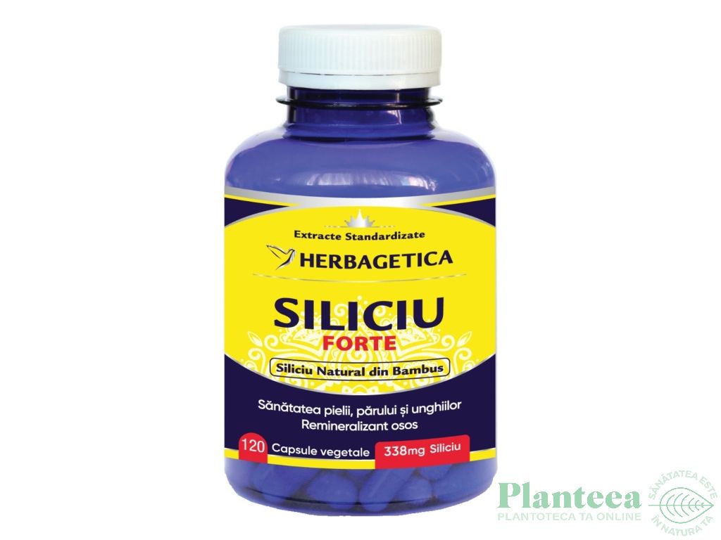 Siliciu forte 120cps - HERBAGETICA