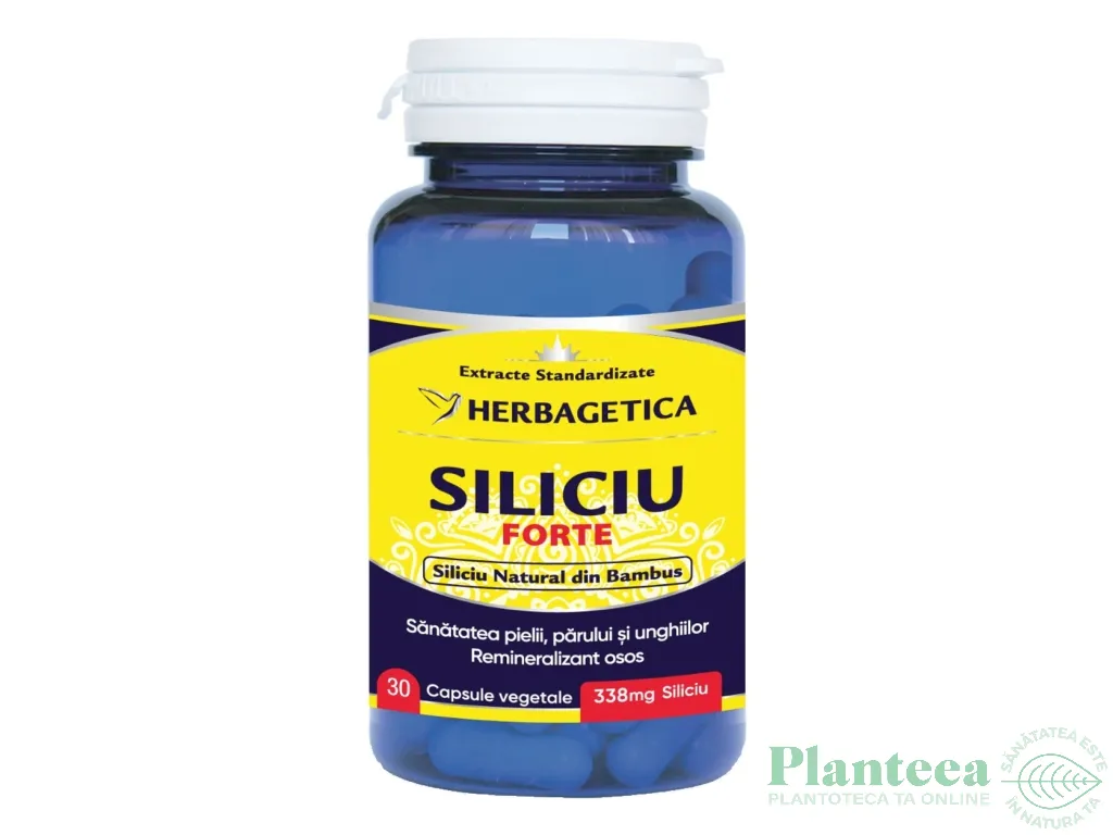 Siliciu forte 30cps - HERBAGETICA