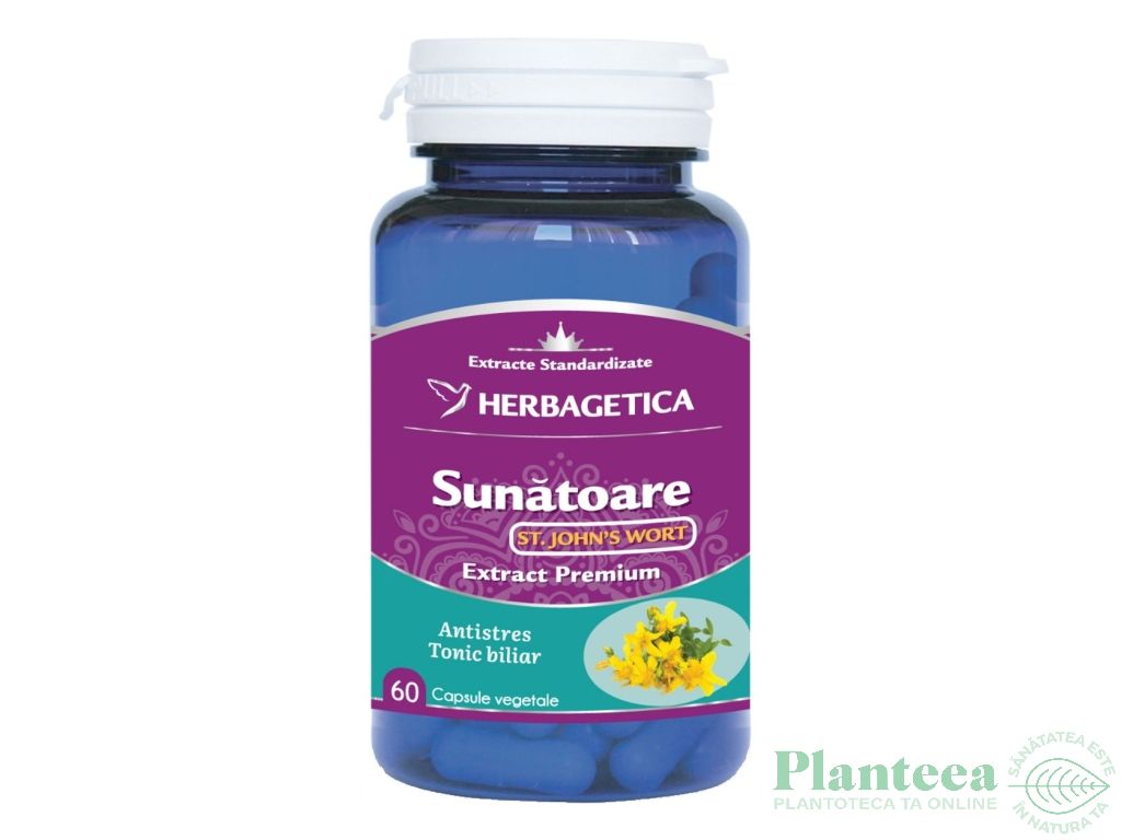 Sunatoare St. John's wort 60cps - HERBAGETICA