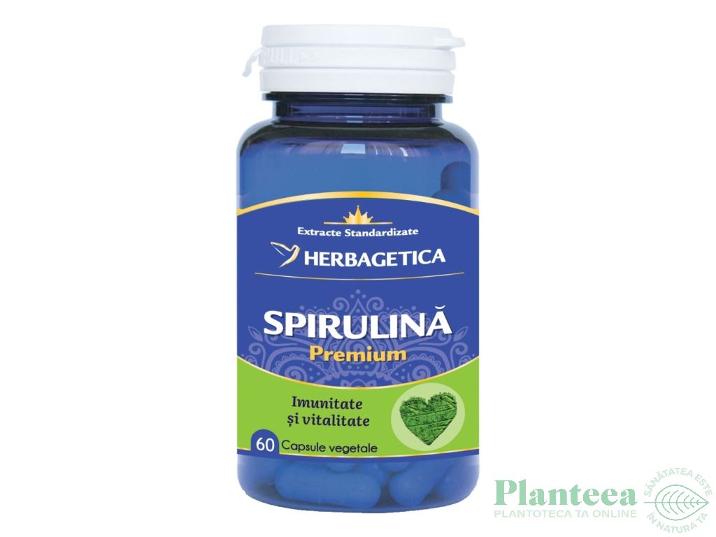 Spirulina 60cps - HERBAGETICA