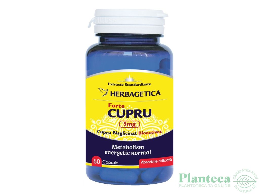 Cupru forte 60cps - HERBAGETICA