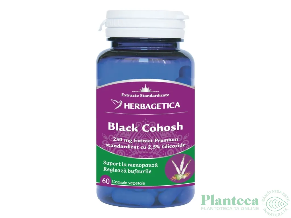 Black Cohosh 60cps - HERBAGETICA