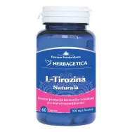 L- tirozina naturala 60cps - HERBAGETICA
