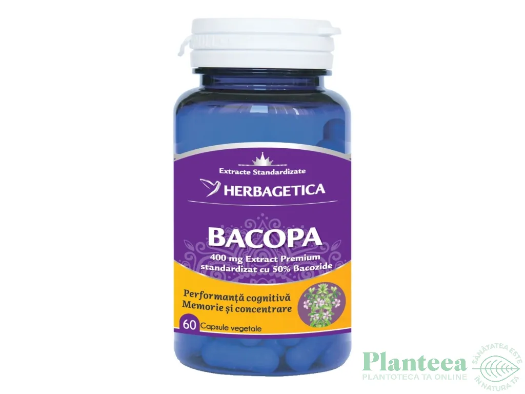 Bacopa monnieri 60cps - HERBAGETICA