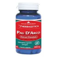 Pau D`arco 500mg 60cps - HERBAGETICA