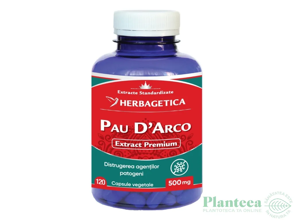 Pau D`arco 500mg 120cps - HERBAGETICA