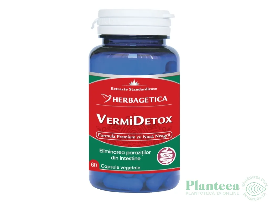 VermiDetox [antiparazitar] 60cps - HERBAGETICA